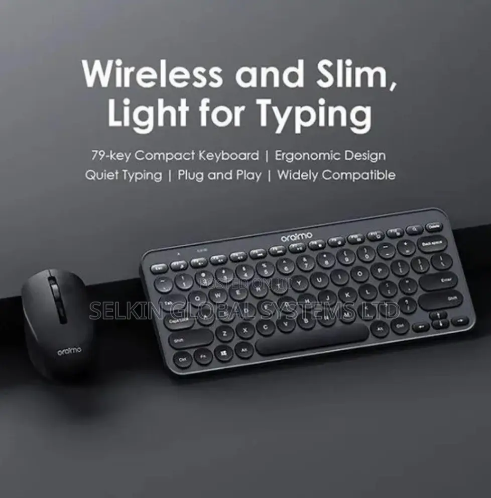 Oraimo Smart Office Slim Wireless Keyboard Mouse