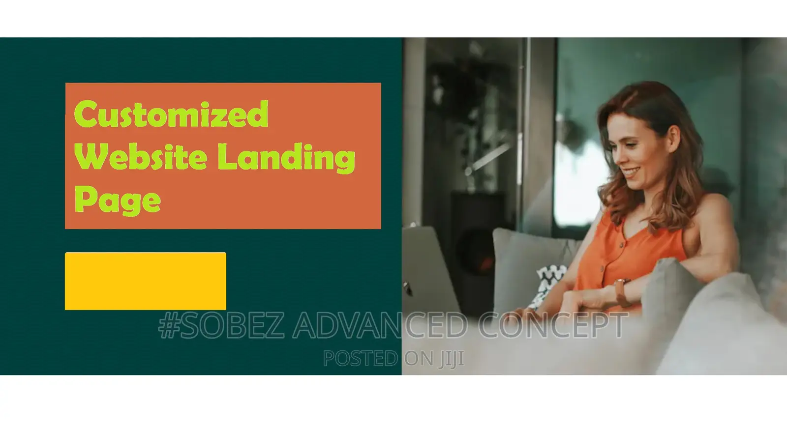 Custom-made Website Landing Page