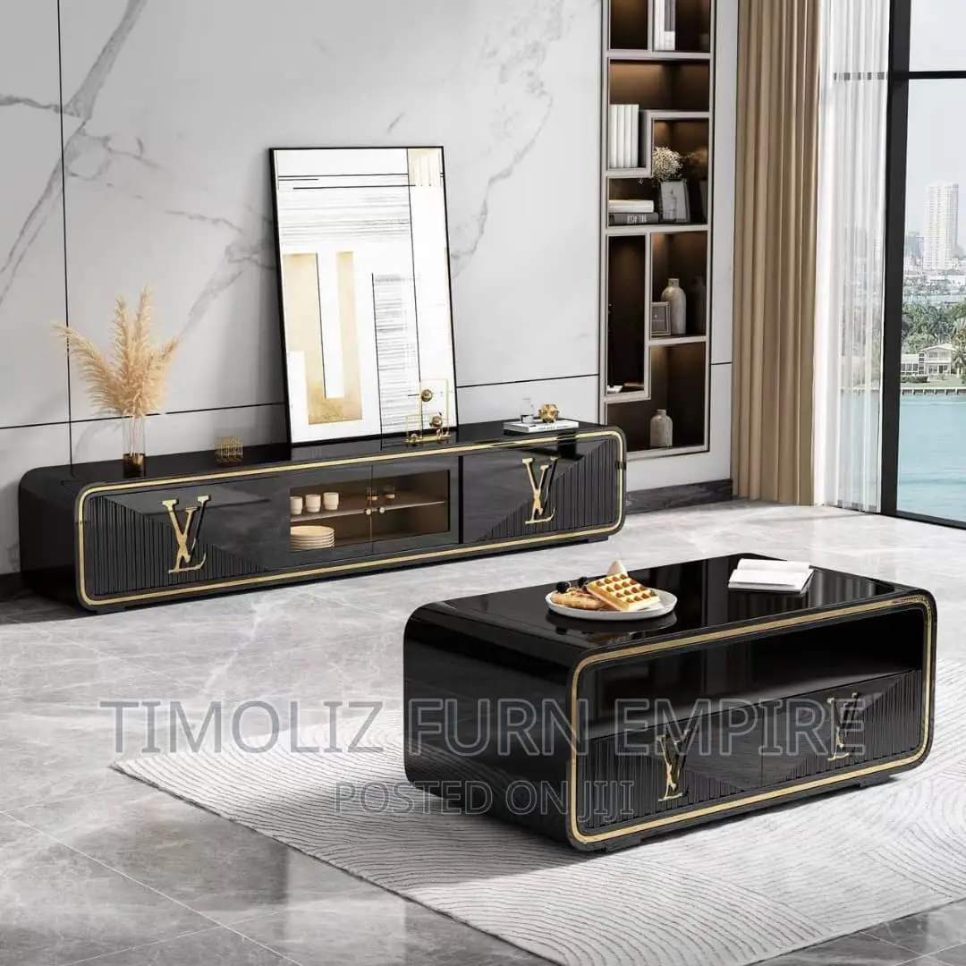 Classic TV Stand and Its Centre Table