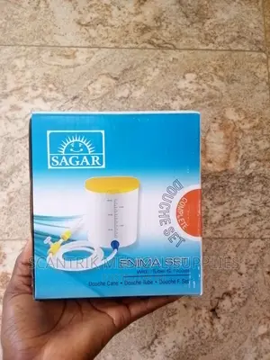 Plastic Enema Can Set, for Hospital Clinic