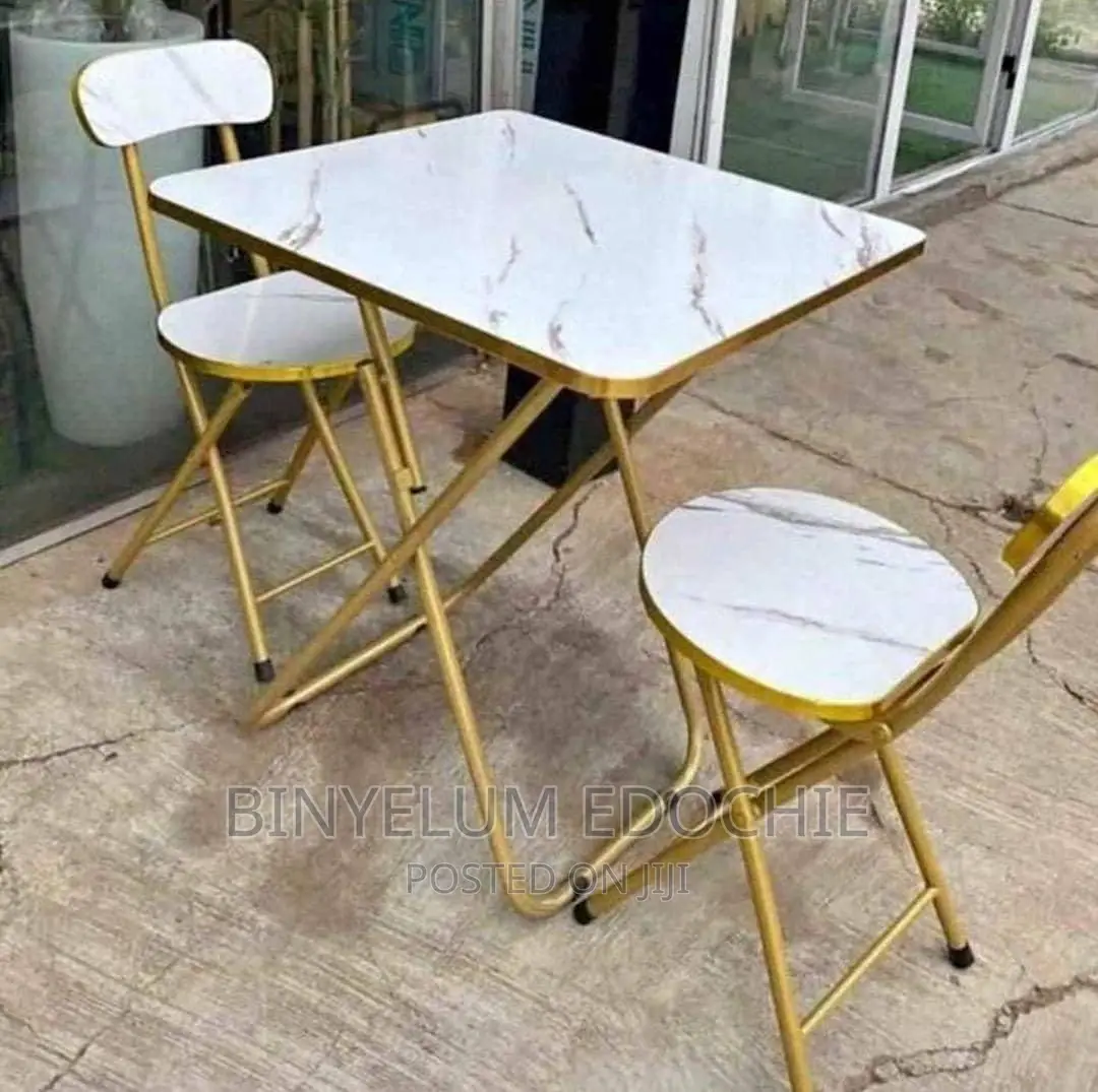 High Quality Folding Table With Two Chairs