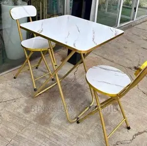 High Quality Folding Table With Two Chairs