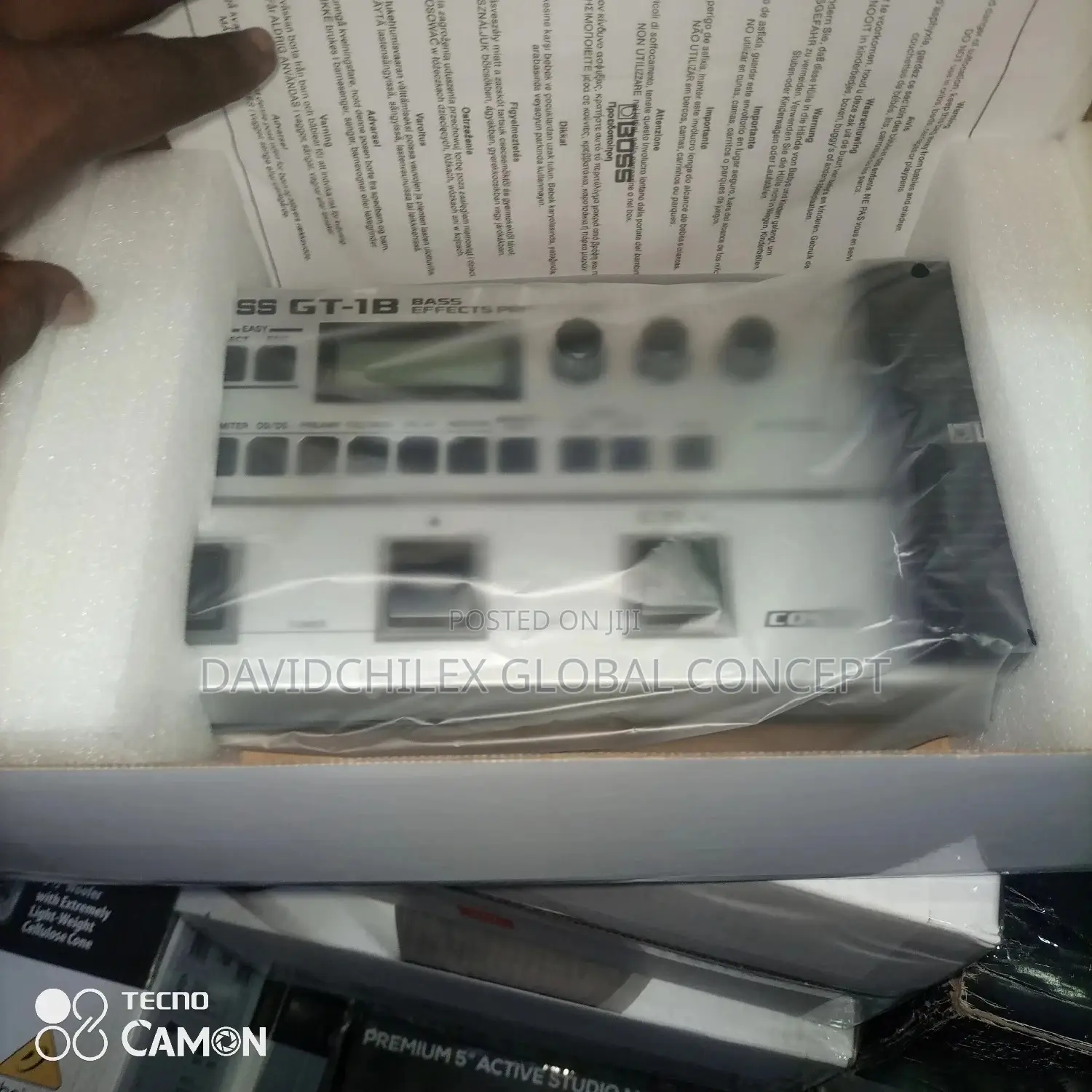 Boss Gt-1b Bass Guitar Pedal Processor