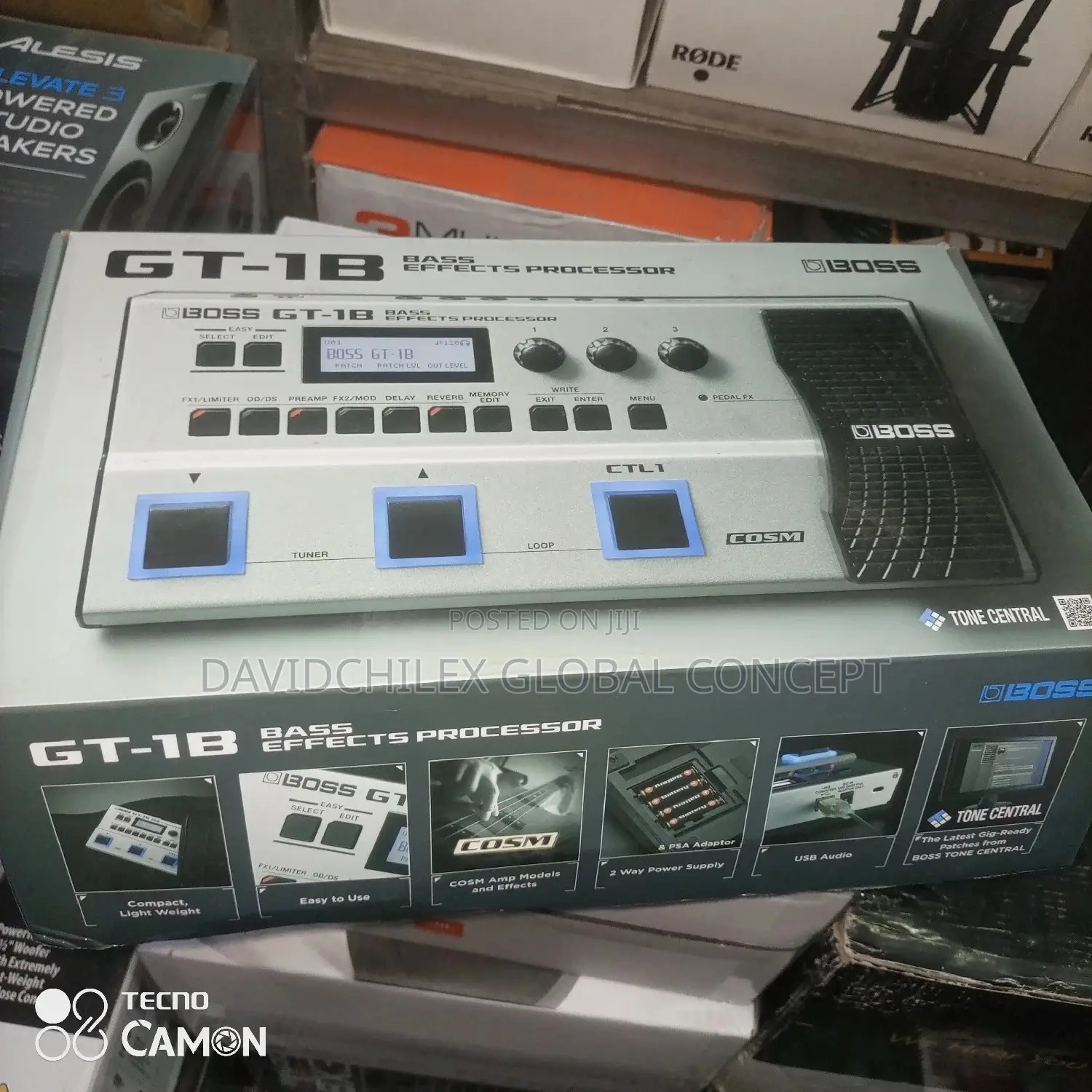 Boss Gt-1b Bass Guitar Pedal Processor