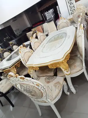 Brand New Royal Dining With Quality Six Chairs Wooden