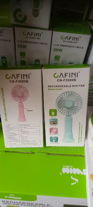 Cafini Rechargeable Mini Fan