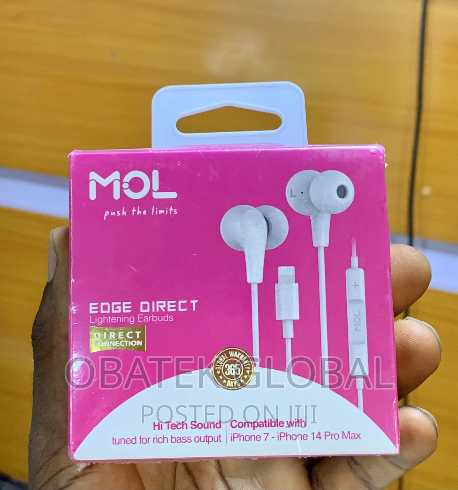 MOL Edge Direct iPhone Earphones