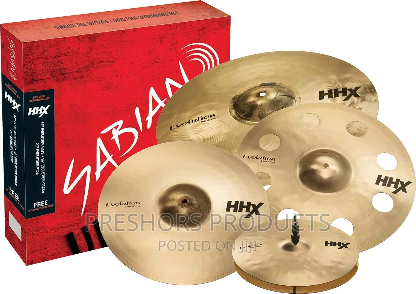 B8x Sabian Cymbal Plates Set