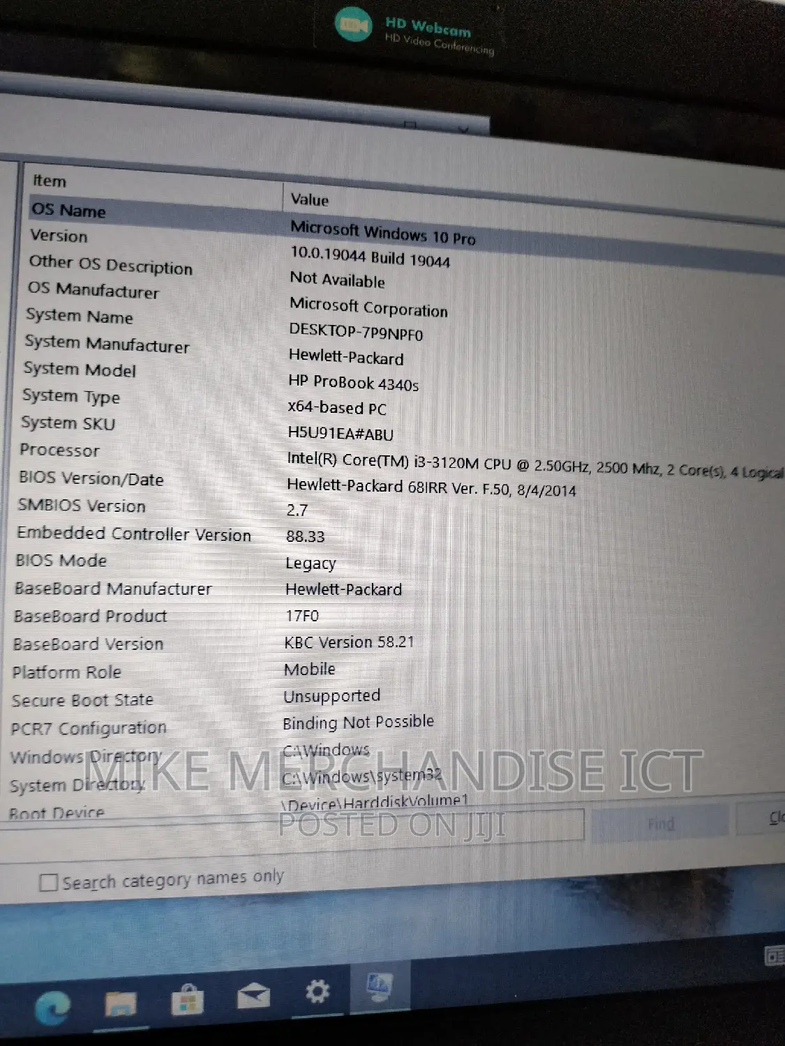 Laptop HP ProBook 4340S 4GB Intel Core i3 SSD 128GB