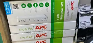 APC Surge Protector 5 Outlets Extension With USB 2 Ports