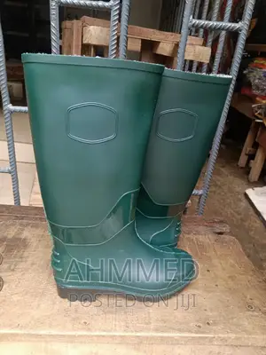 Green Rain Boots