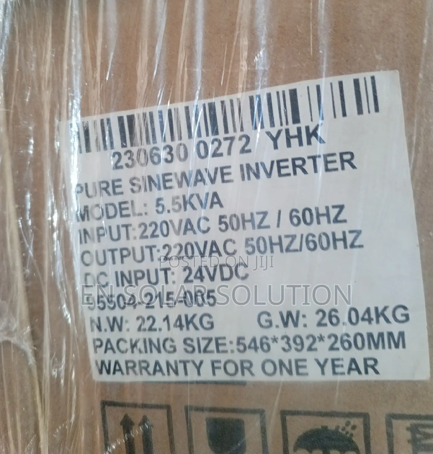 5.Kva/24v Famicare Inverter Available Now