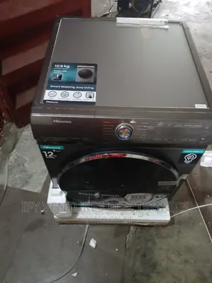 12kg Hisense Wash and Dry Smart Inverter Washing Machine.