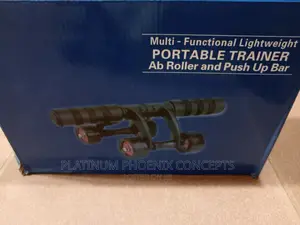 Portable Trainer Ab Roller and Push Up Bar