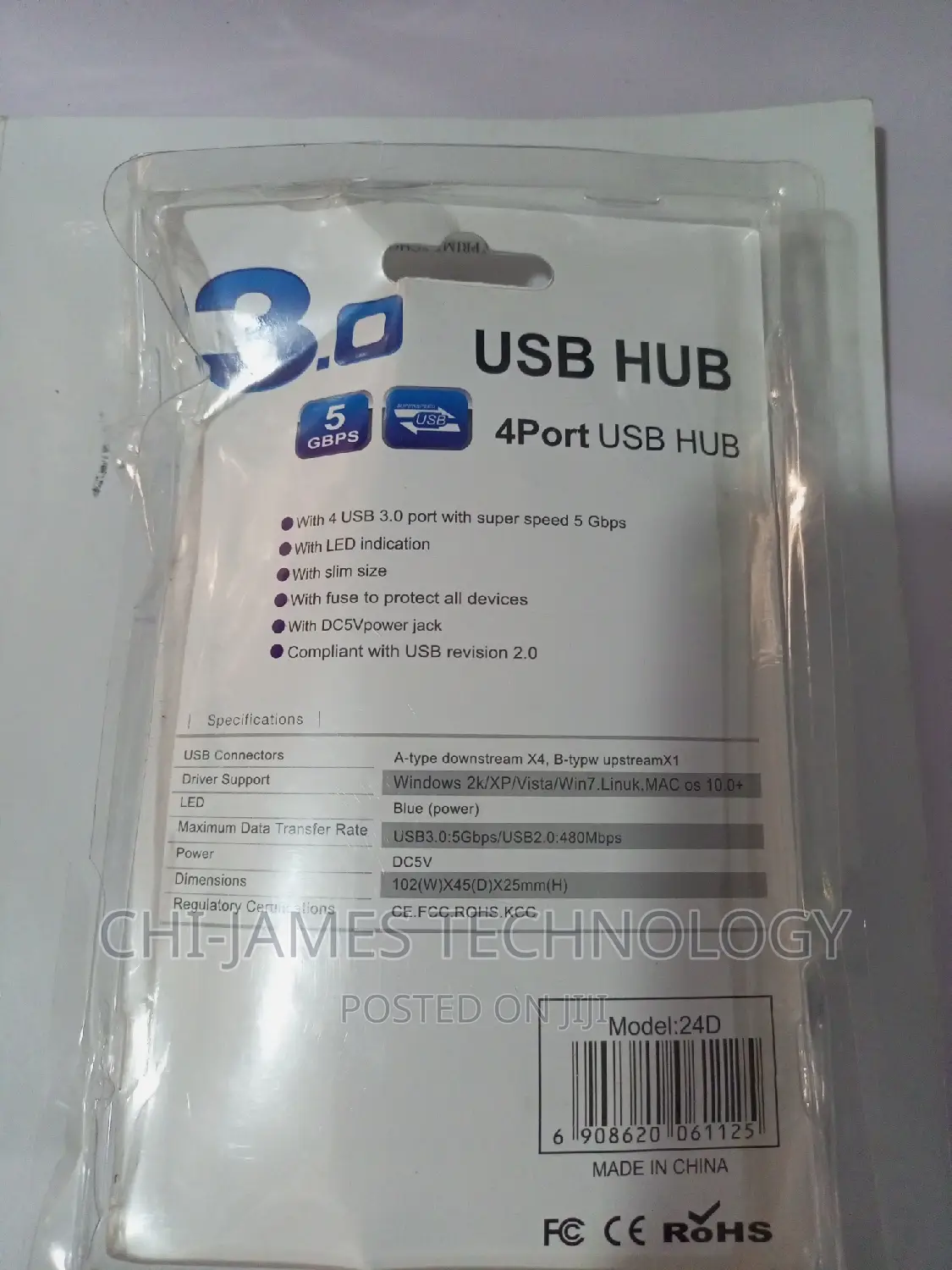 4port 3.0 USB HUB