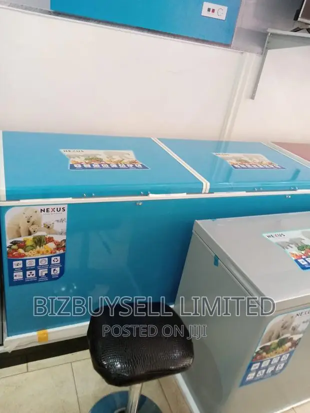 Double Doors Nexus Chest Freezer.