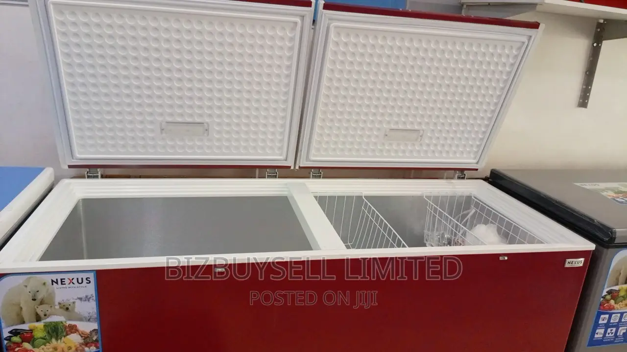 Double Doors Nexus Chest Freezer.