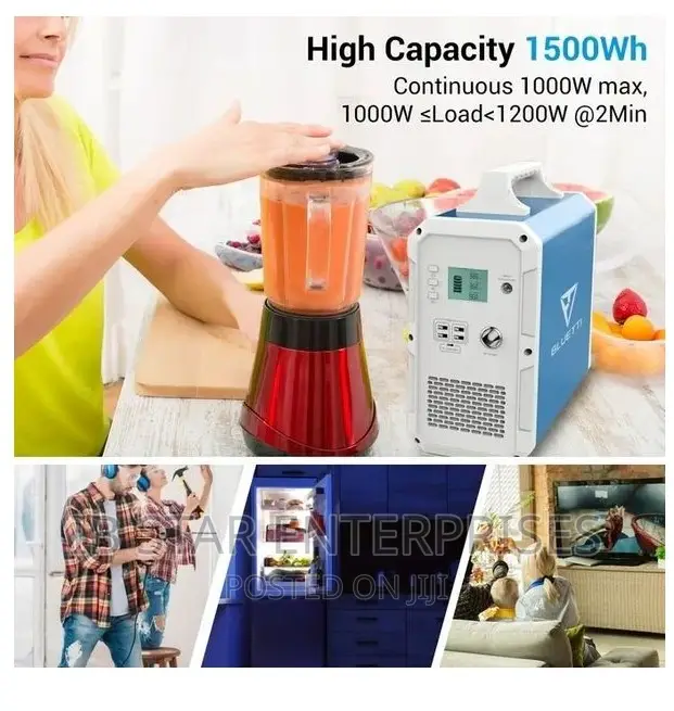 Remote Work, Powered Up: 1500wh Bluetti - Stay Connected