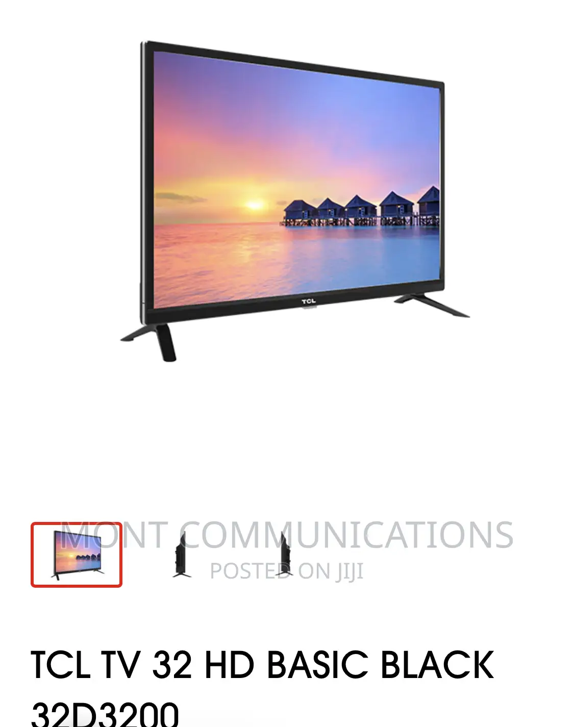 TCL TV 32 HD Basic Black 32D3200