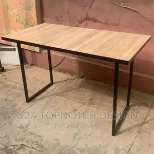 Desk Home Office Table With Metal Legs.