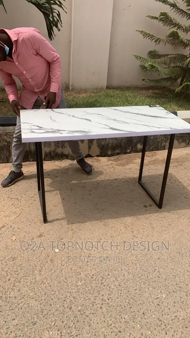 Desk Home Office Table With Metal Legs.