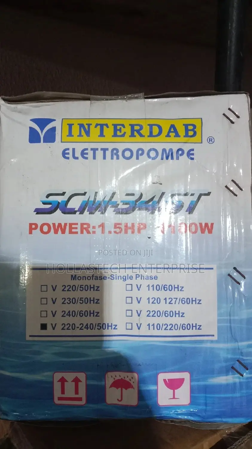 1.5hp Interdab Stainless Surface Pump