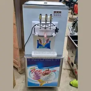 Standing Ice Cream Machine Stainless Handle