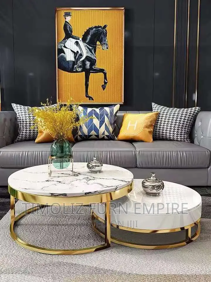 Extendable Marble Centre Table