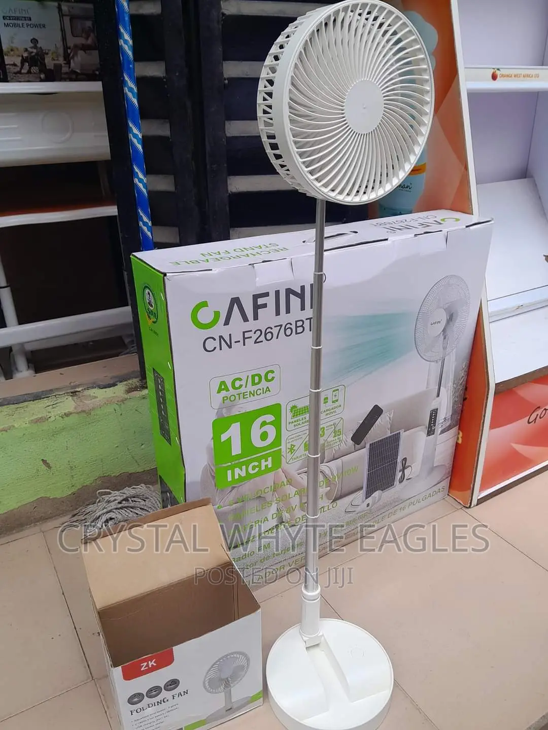Foldable Rechargeable Standing Fan