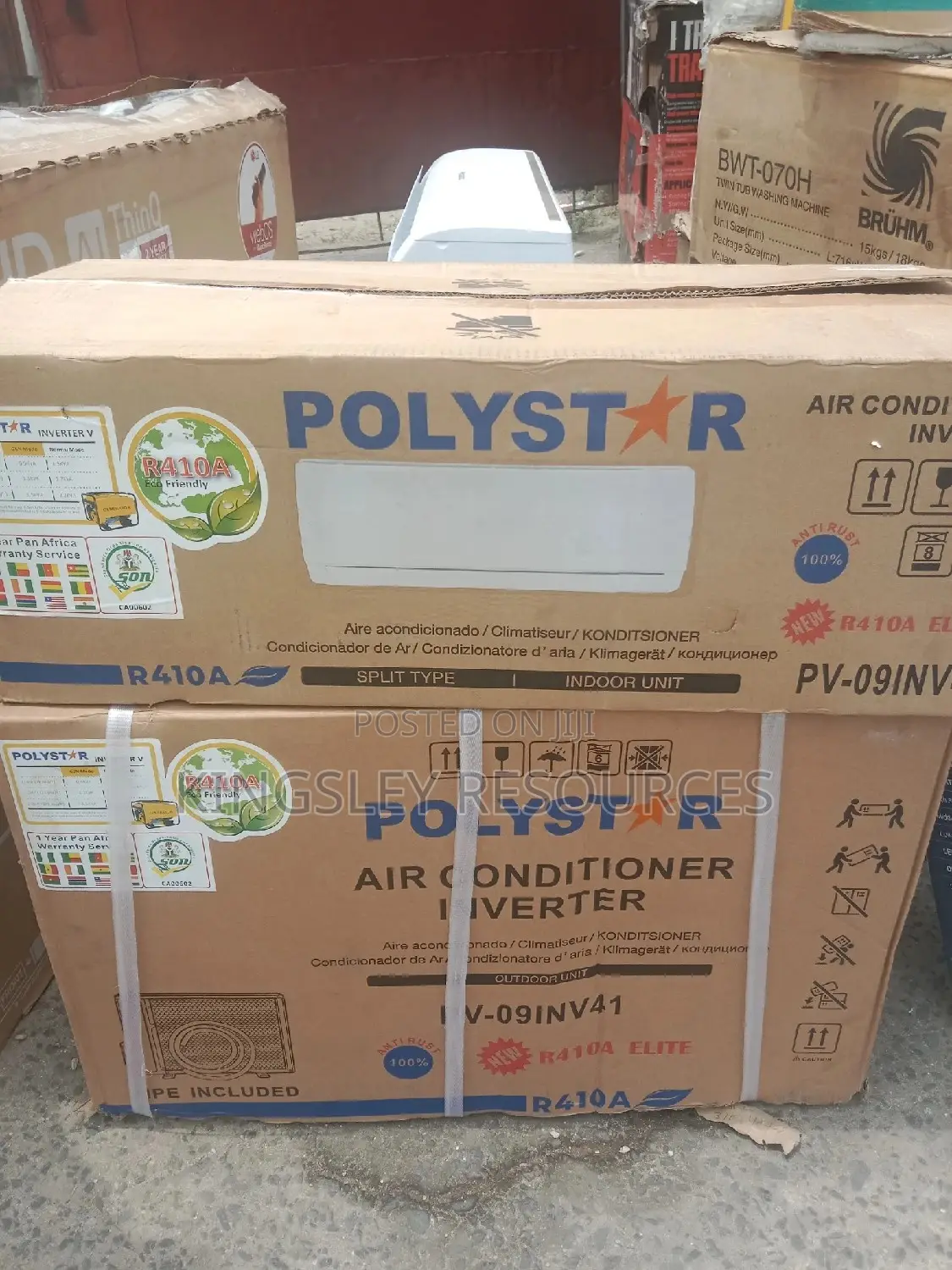 Polystar Air Conditioner 1hp Copper Condenser in PortHarcourt Home