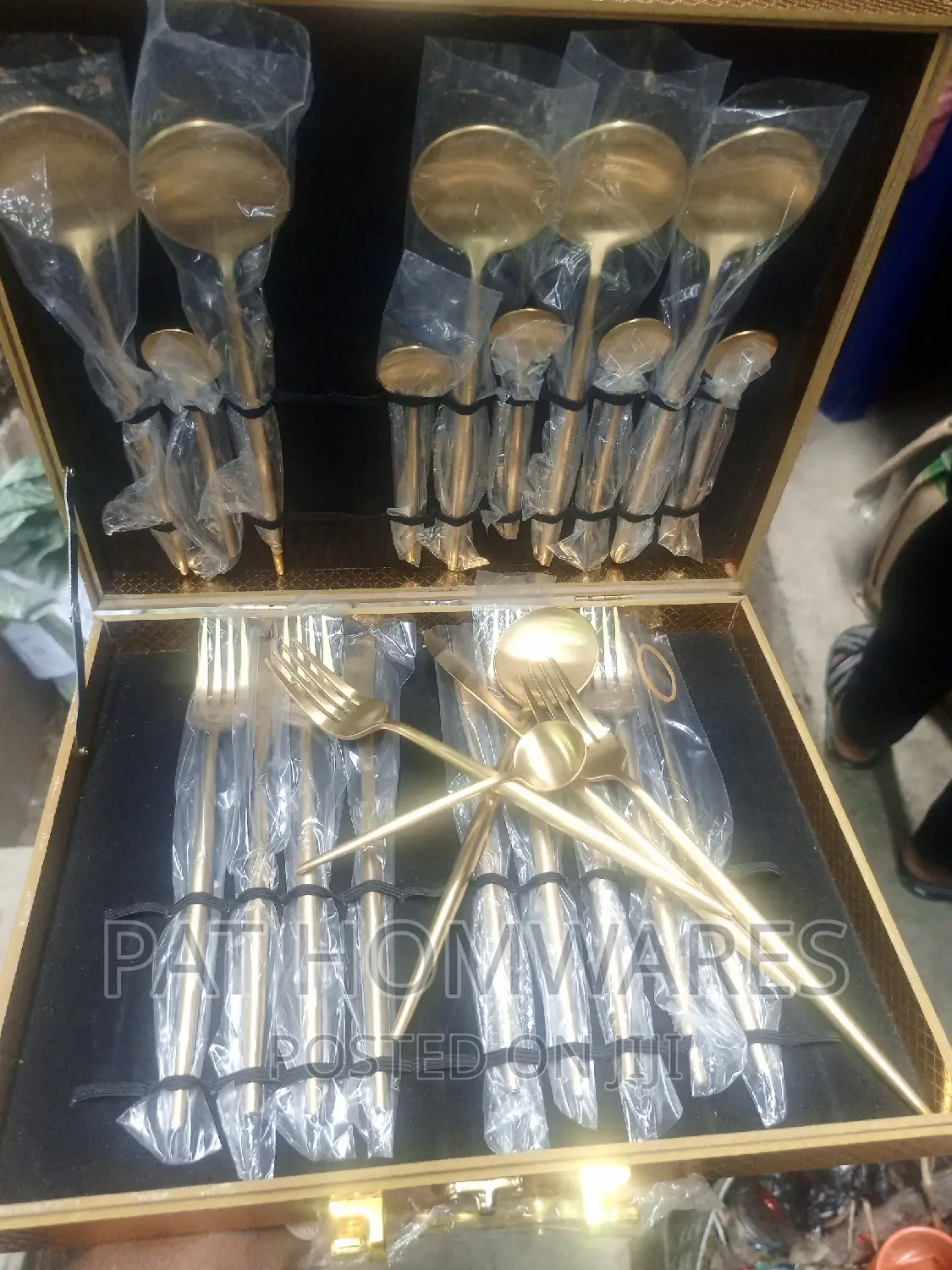 Golden Spoon Fork by 24 PCS