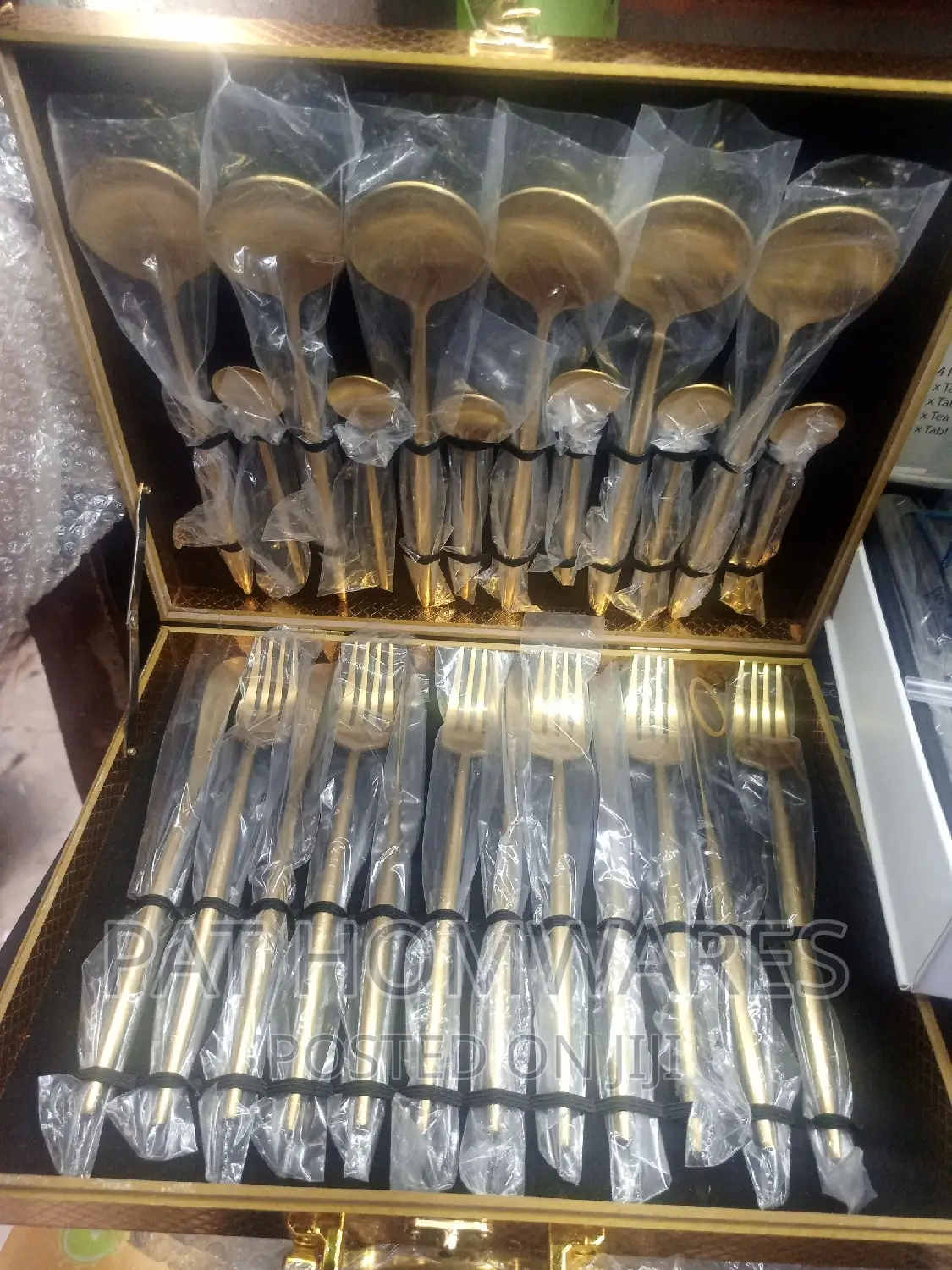 Golden Spoon Fork by 24 PCS