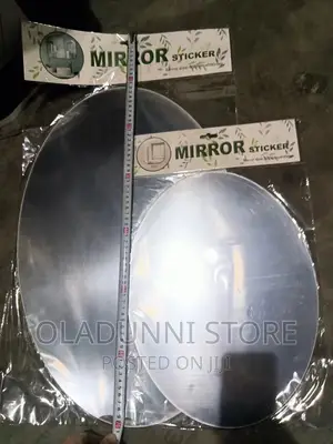 Wall Sticker Mirror Oval