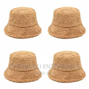Winter Fuzzy Bucket Hat First Grade Foreign Used Original
