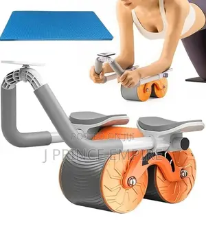 Abs Workout Abdominal Exercise Rollers,Automatic Rebound