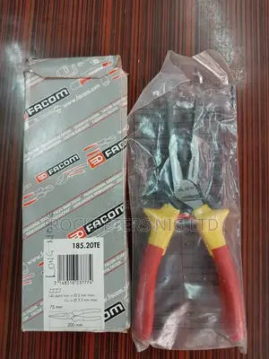 Facom 185.20te - Long Half-round Nose Pliers