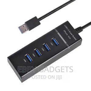 High Speed 4 Port USB 3.0 Multi HUB Splitter Expansion USB