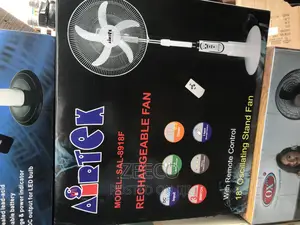 18” Rechargeable Standing Fan