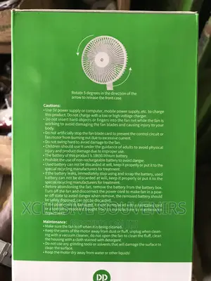 Dp-tj7680 Rechargeable Fan 4000mah