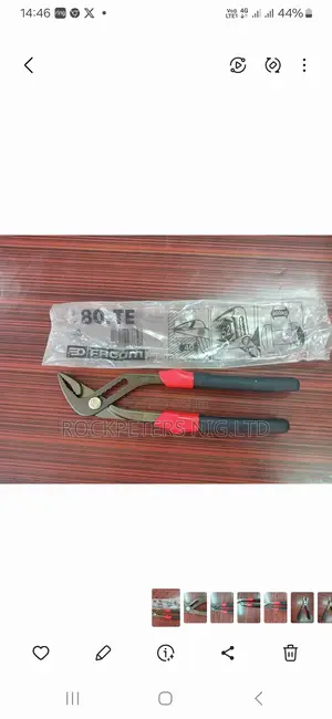 Facom High-Performance Multigrip Pliers 180.TE 180 Mm Long