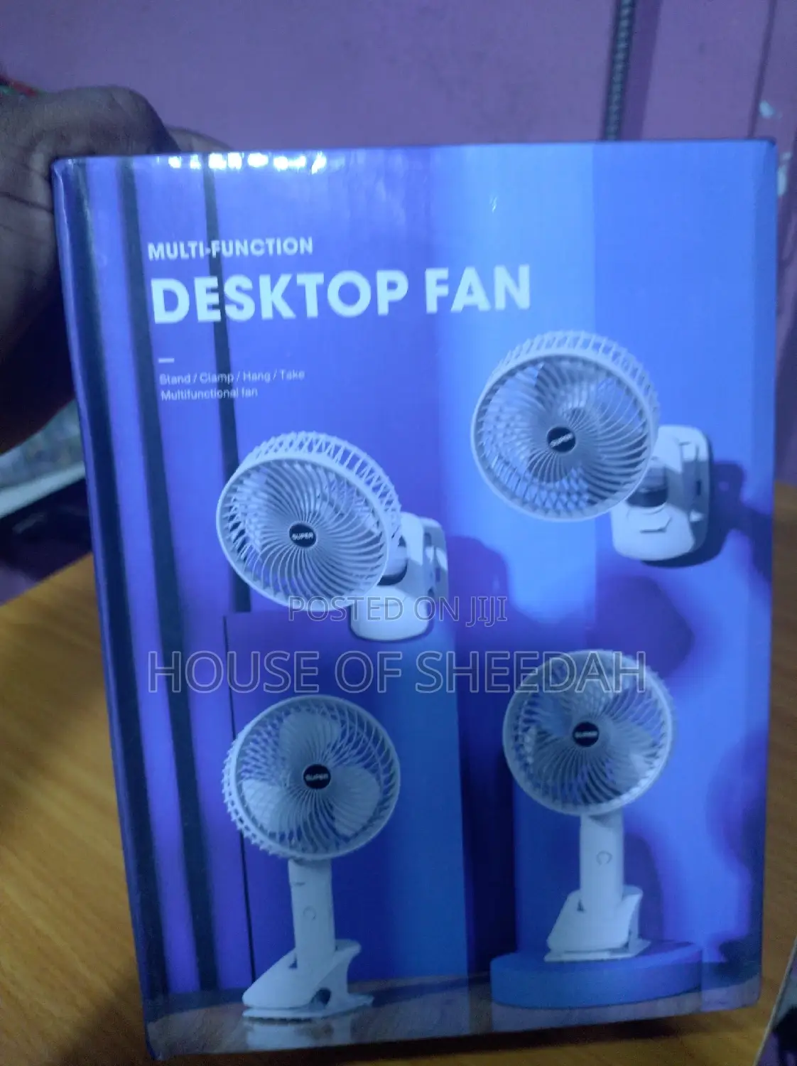 Multifunction Desktop Rechargeable Fan