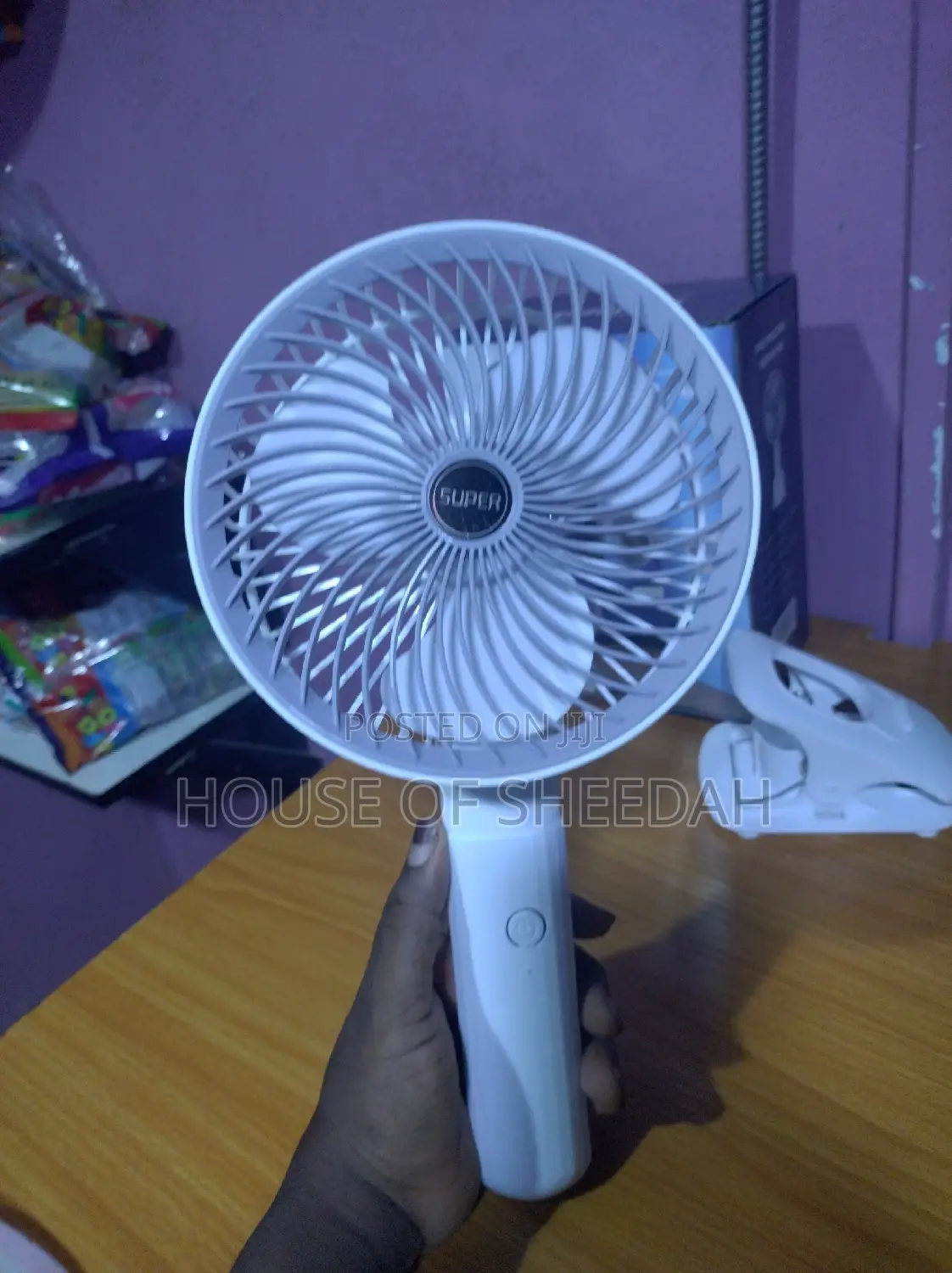 Multifunction Desktop Rechargeable Fan