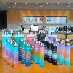 4 in 1 Motivational Water Bottle