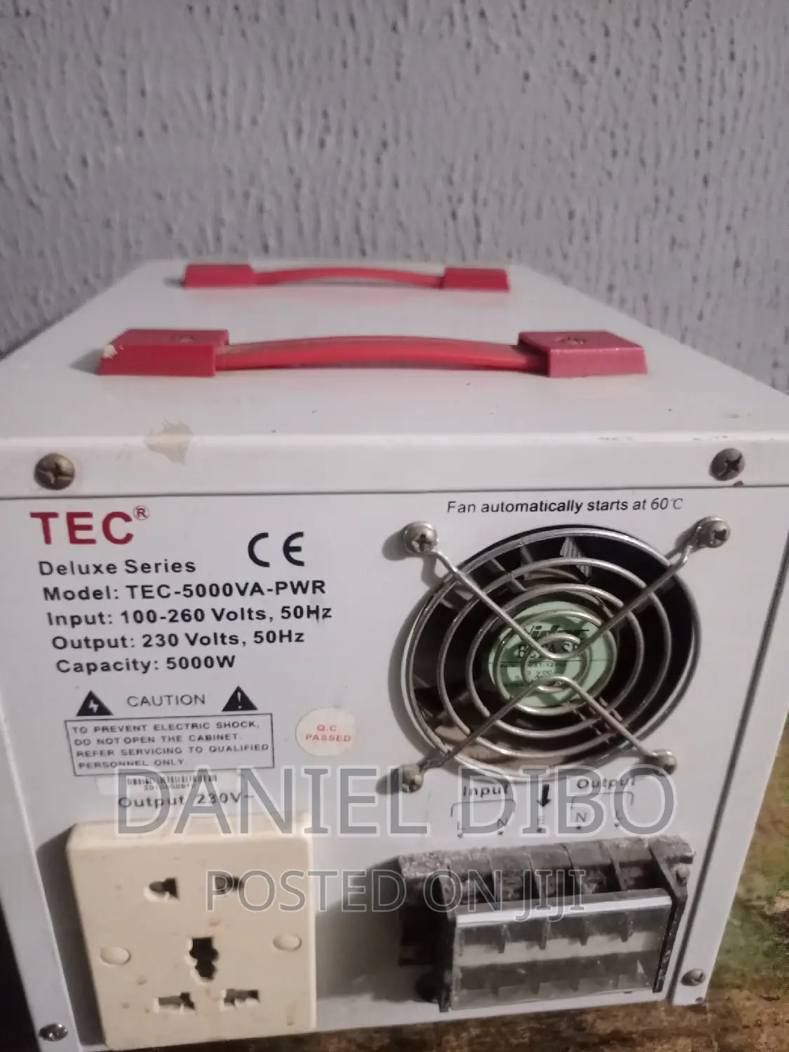 Tec -5000va -PWR Stabilizer