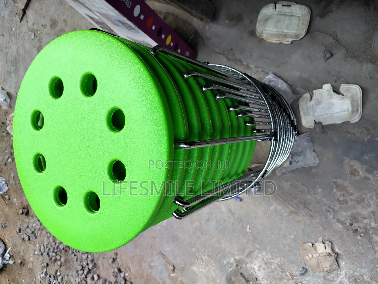 Coloured Side Stool