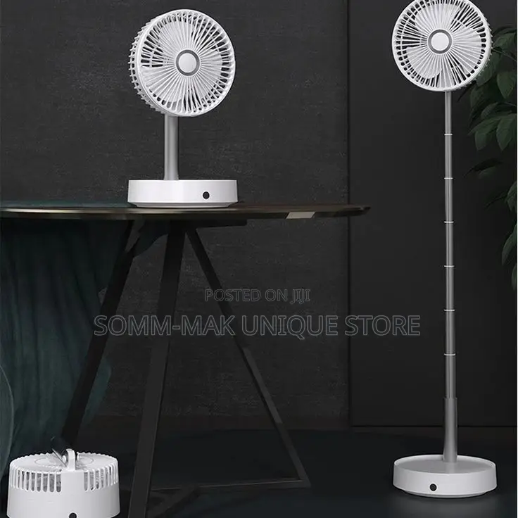Multi-Function Rechargeable Table Fan - Can Be Stretched