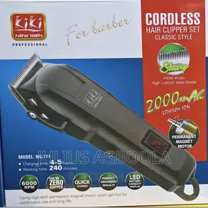 Kiki New Gain Rechargeable Hair Clipper Cordless Clipper