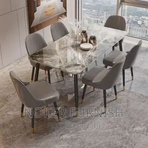 Set of Dining Table With Chairs