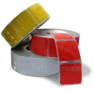 Red, Yellow And White Radium Tape