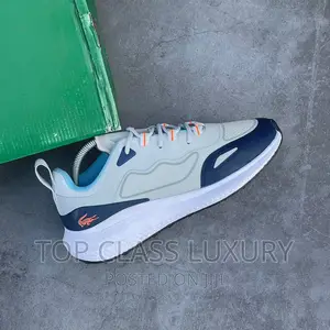 *ORIGINAL Lacoste Textile Active “White/Dark Blue”*
